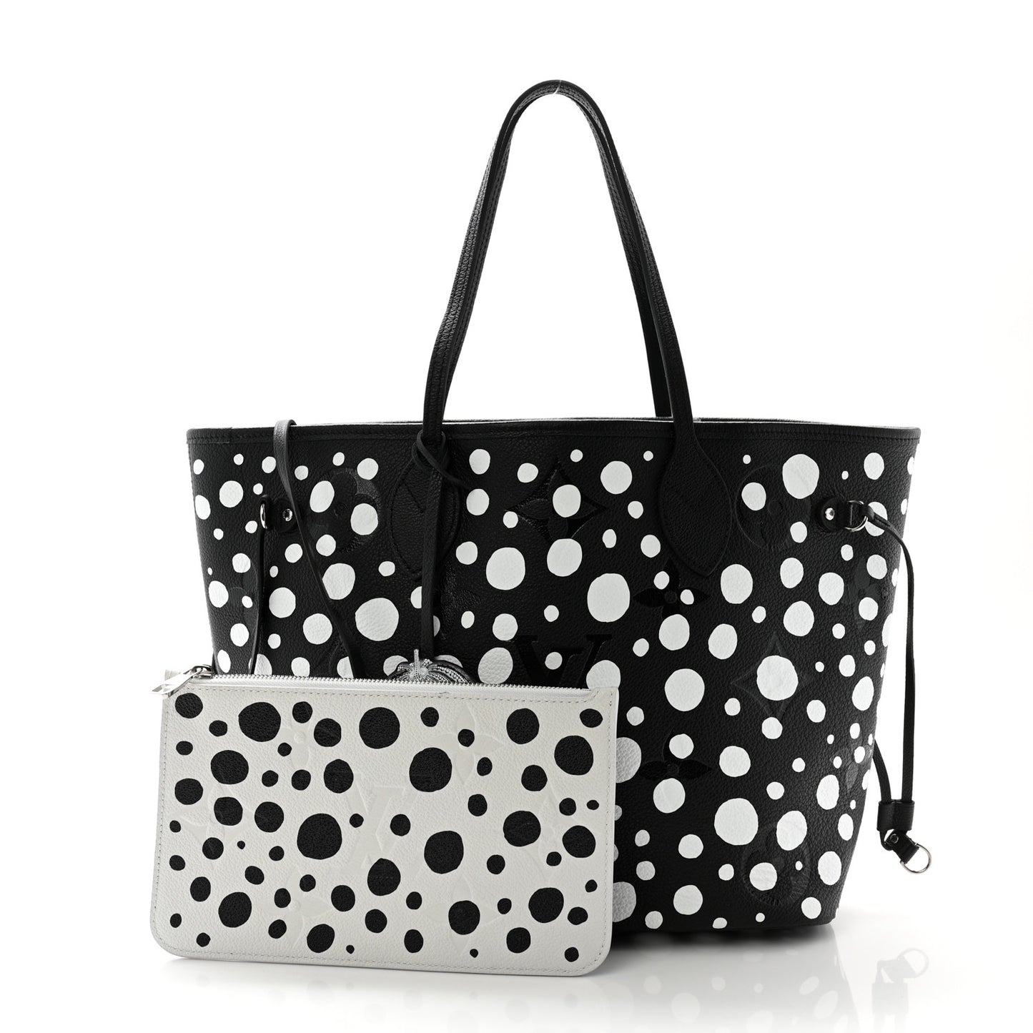 LV X YK Empreinte Neverfull MM Black White