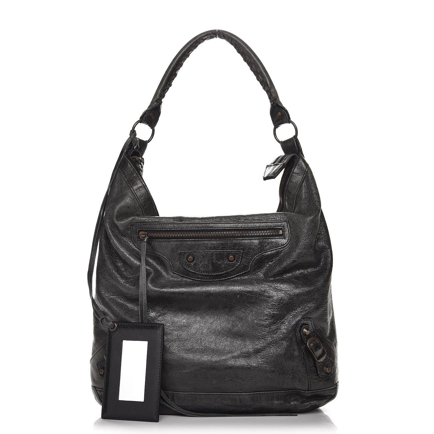 Balenciaga Agneau Classic Hardware Day Hobo Black 1 of 14