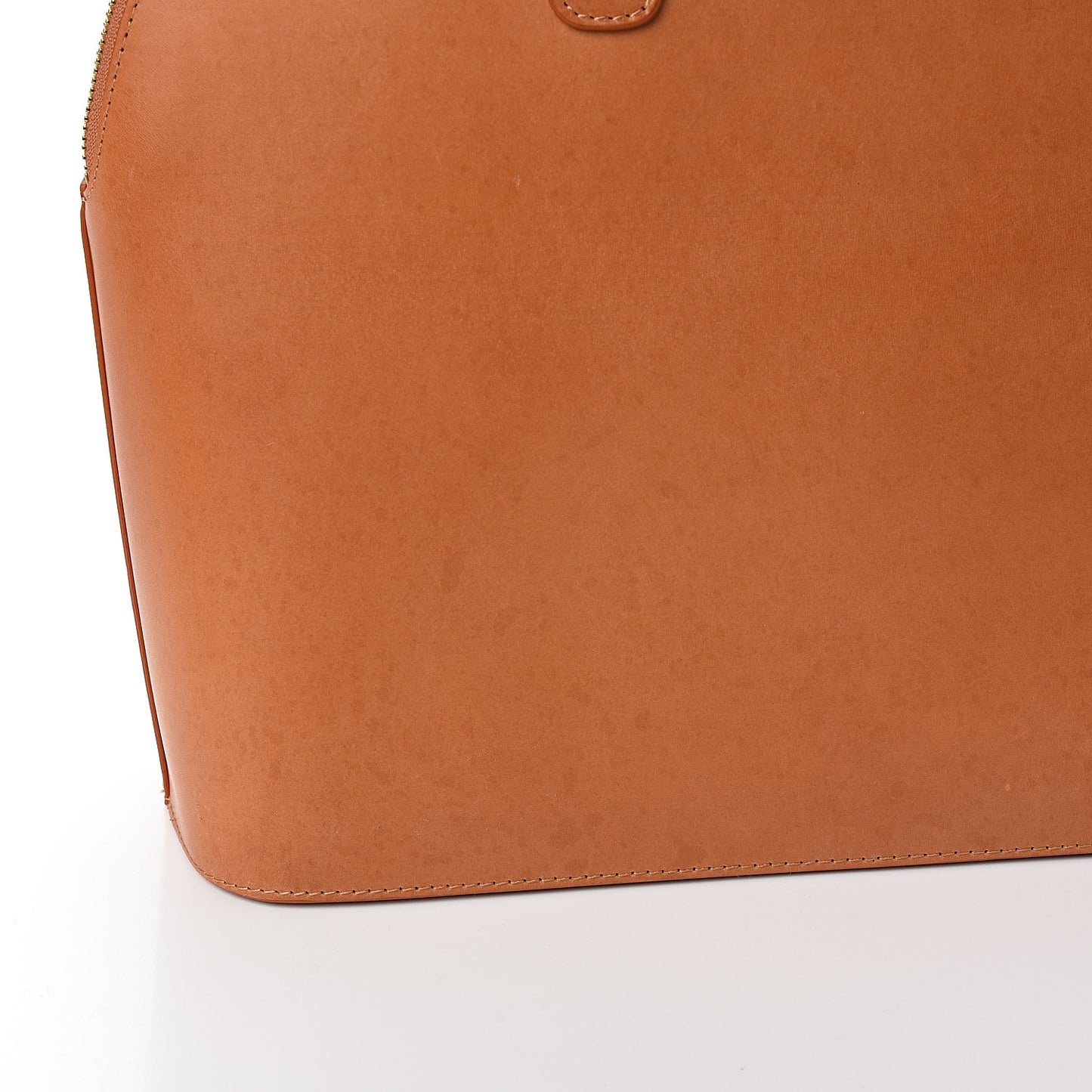 Calfskin Top Handle Rounded Bag Camello Rosa