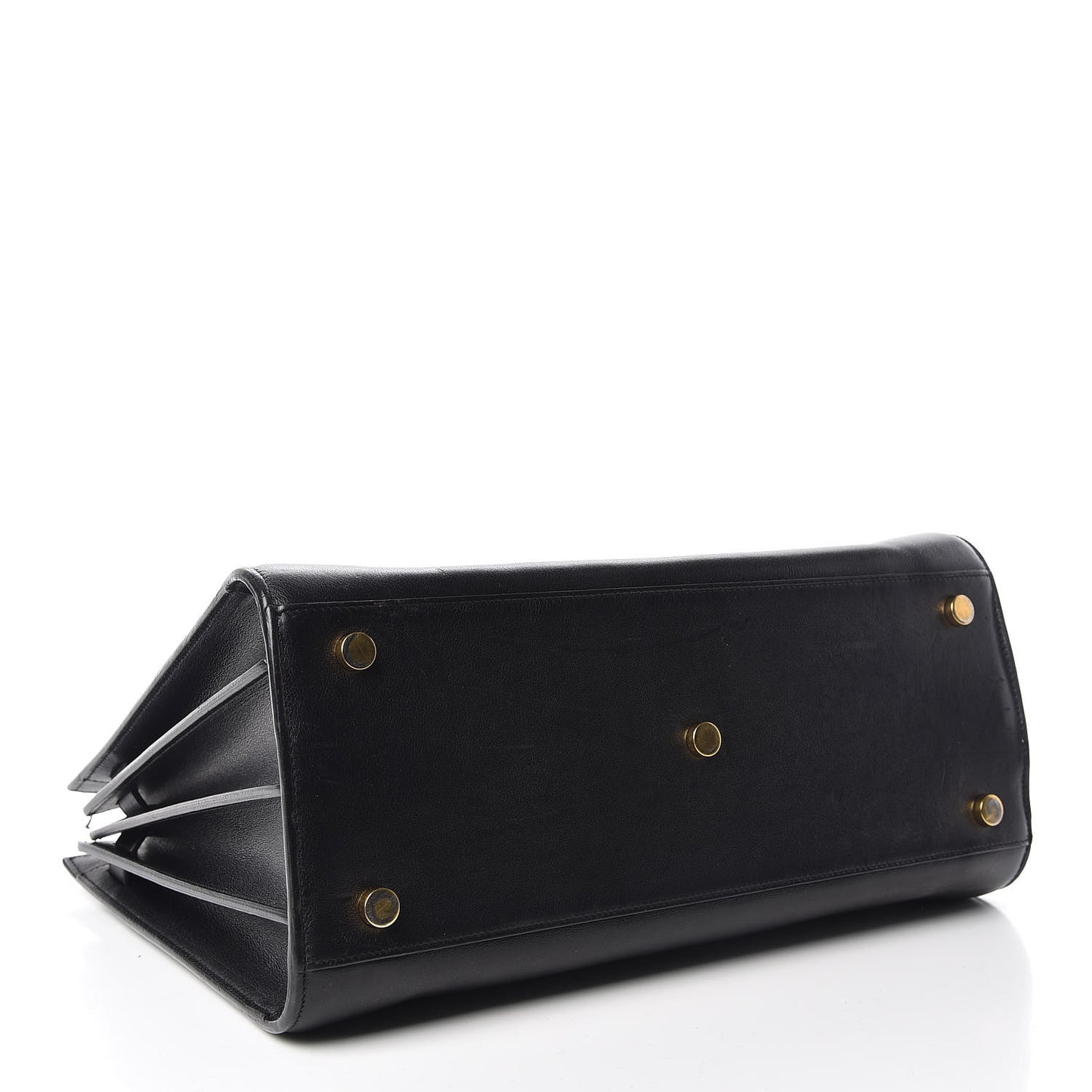 Calfskin Small Sac De Jour Black