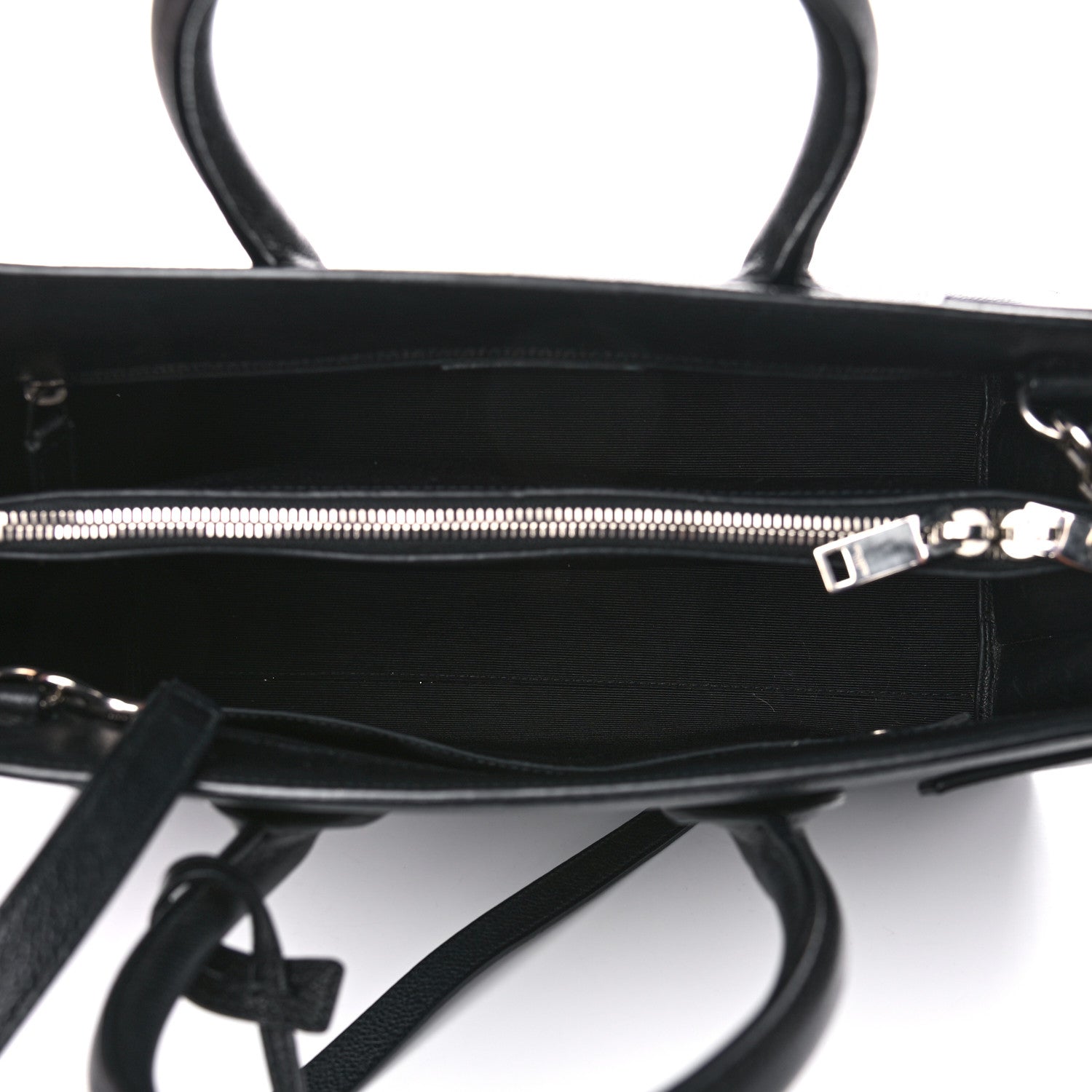 Saint Laurent Grained Calfskin Small Sac De Jour Black 12 of 15