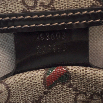 Gucci GG Plus Monogram Hearts Medium Joy Boston Dark Brown 9 of 9