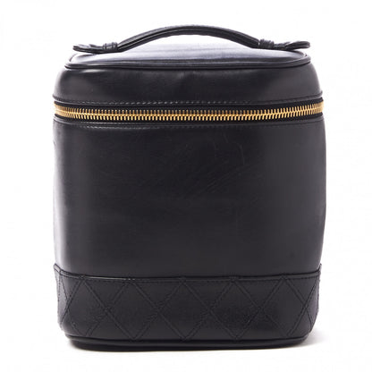 Chanel Calfskin Cosmetic Vanity Bag Black 1 of 8