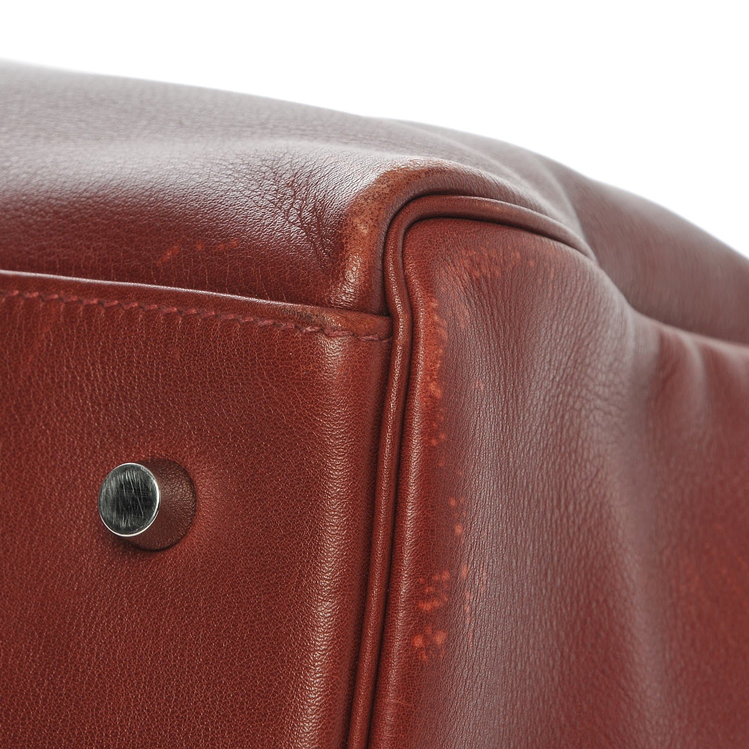 Hermes Veau Sikkim Kelly Relax 50 Rouge H 29 of 31