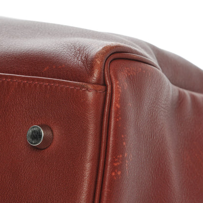 Hermes Veau Sikkim Kelly Relax 50 Rouge H 29 of 31