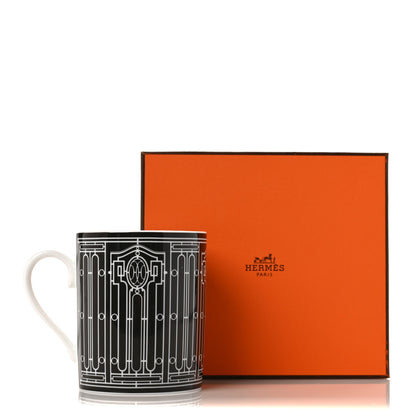Hermes Porcelain H Deco Mug N°2 Black 5 of 5