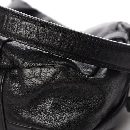 Saint Laurent Calfskin Saharienne Shoulder Bag Black 8 of 15