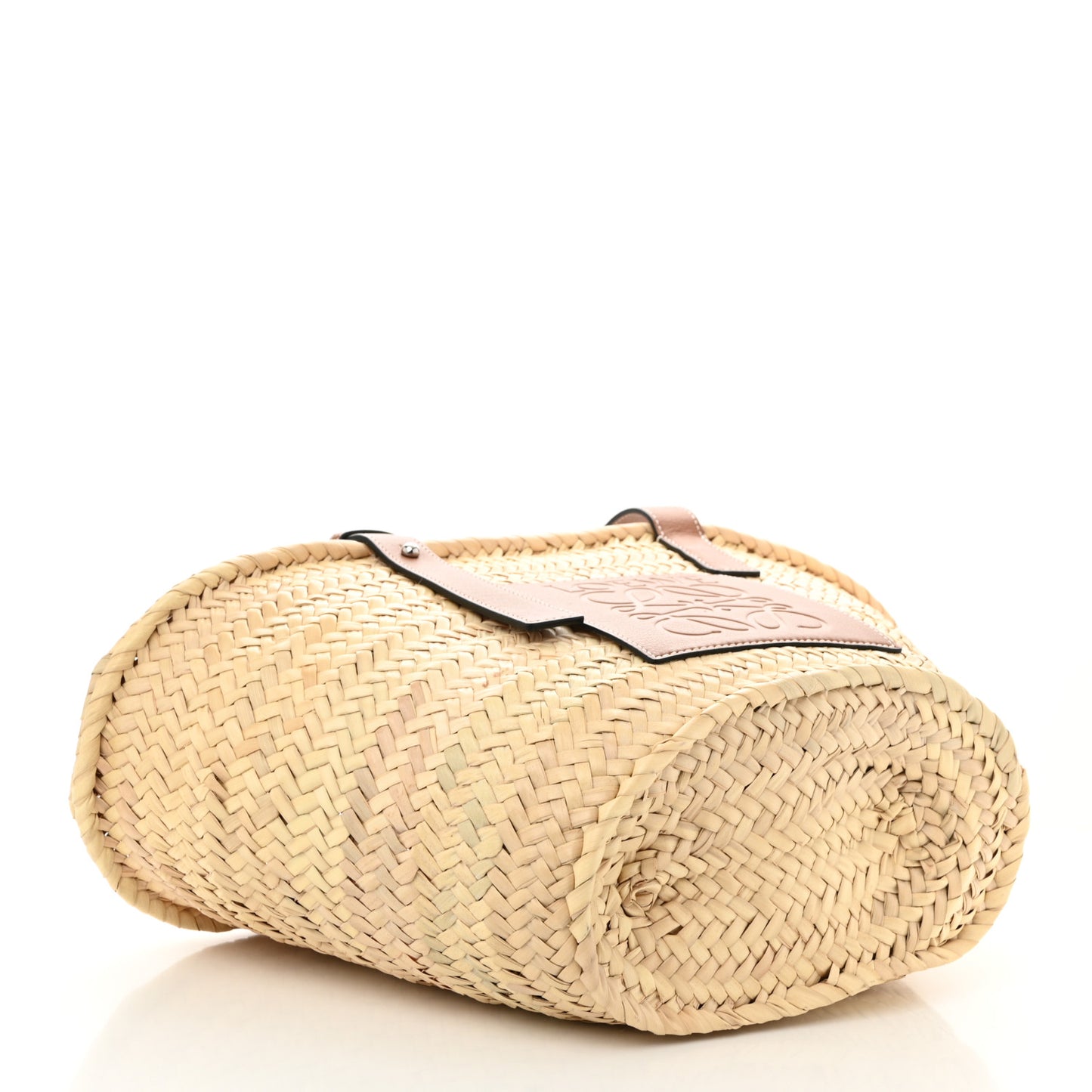 Raffia Basket Tote Bag Natural Tan