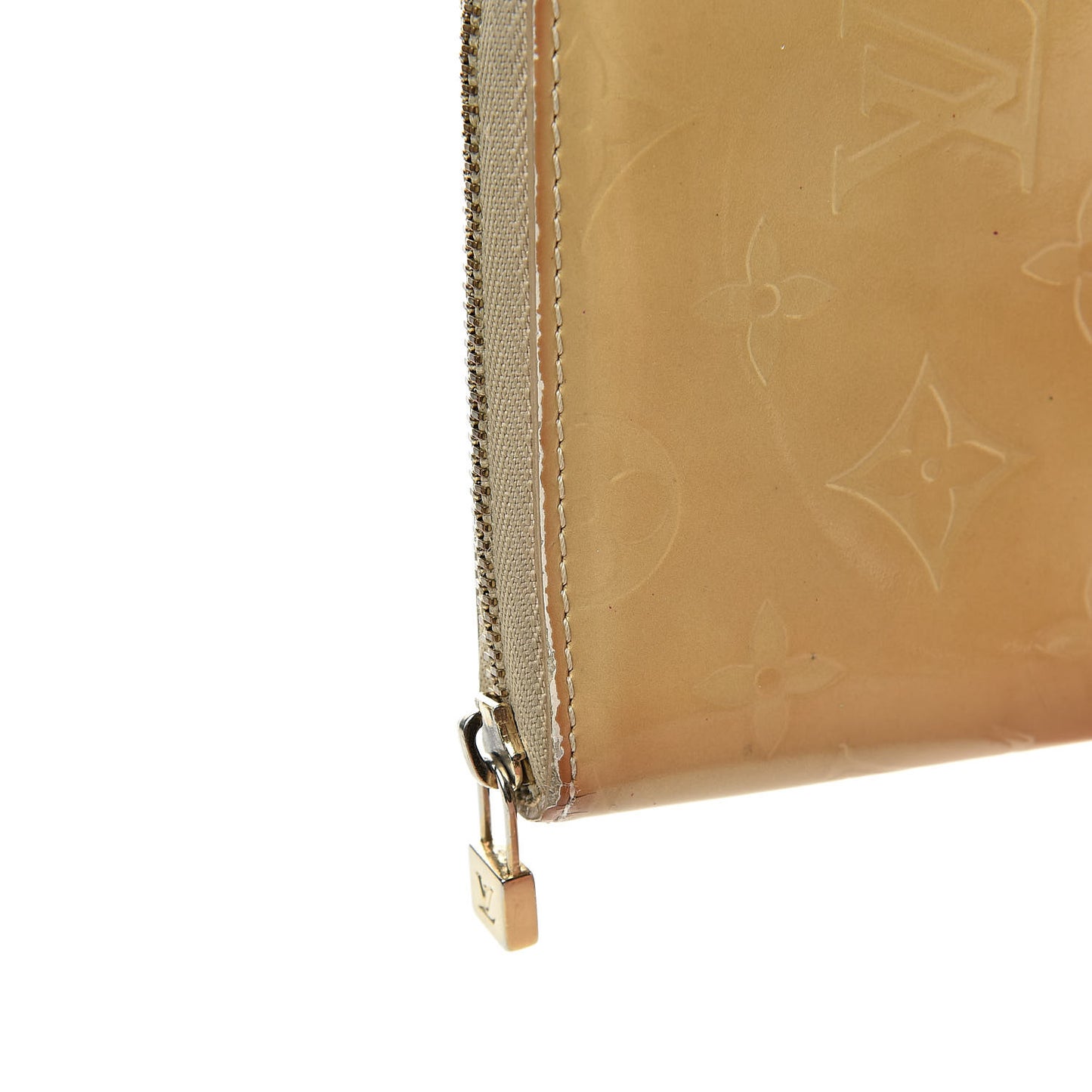 Vernis Zippy Compact Wallet Gold