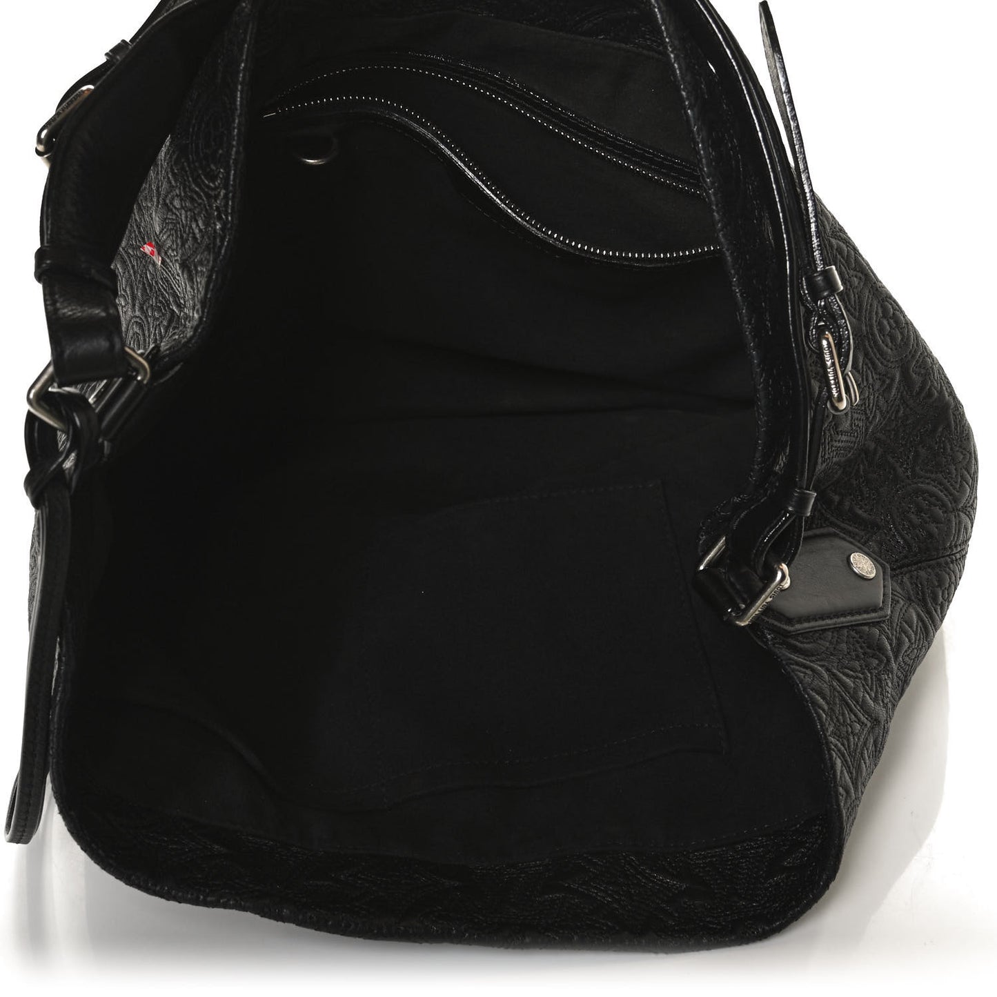 Monogram Lambskin Antheia Hobo PM Black