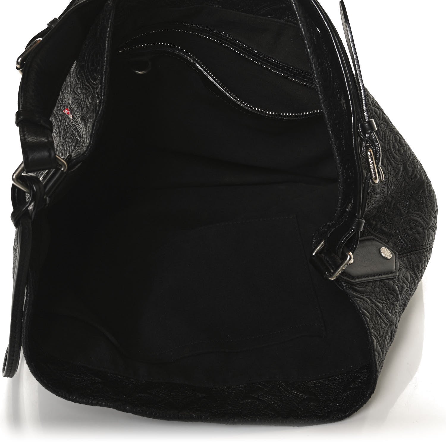 Louis Vuitton Monogram Lambskin Antheia Hobo PM Black 5 of 11