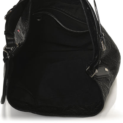 Louis Vuitton Monogram Lambskin Antheia Hobo PM Black 5 of 11