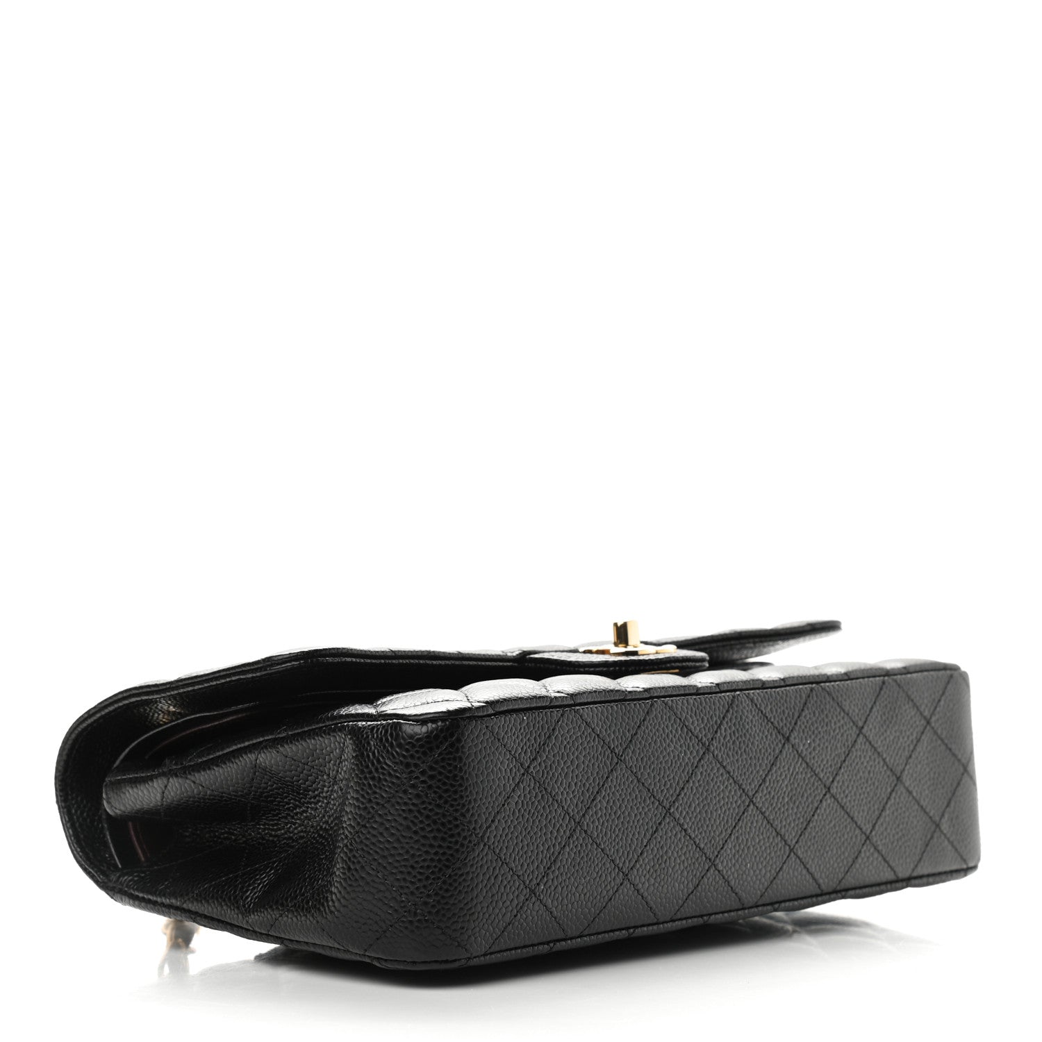 Chanel Caviar Quilted Medium Double Flap Black 4 of 10