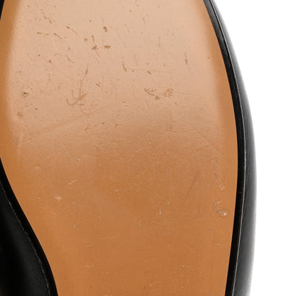 Gucci Calfskin Fur Womens Princetown Slippers 38 Black 10 of 11