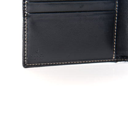 Gucci Patent Calfskin Compact Britt Wallet Black 6 of 7