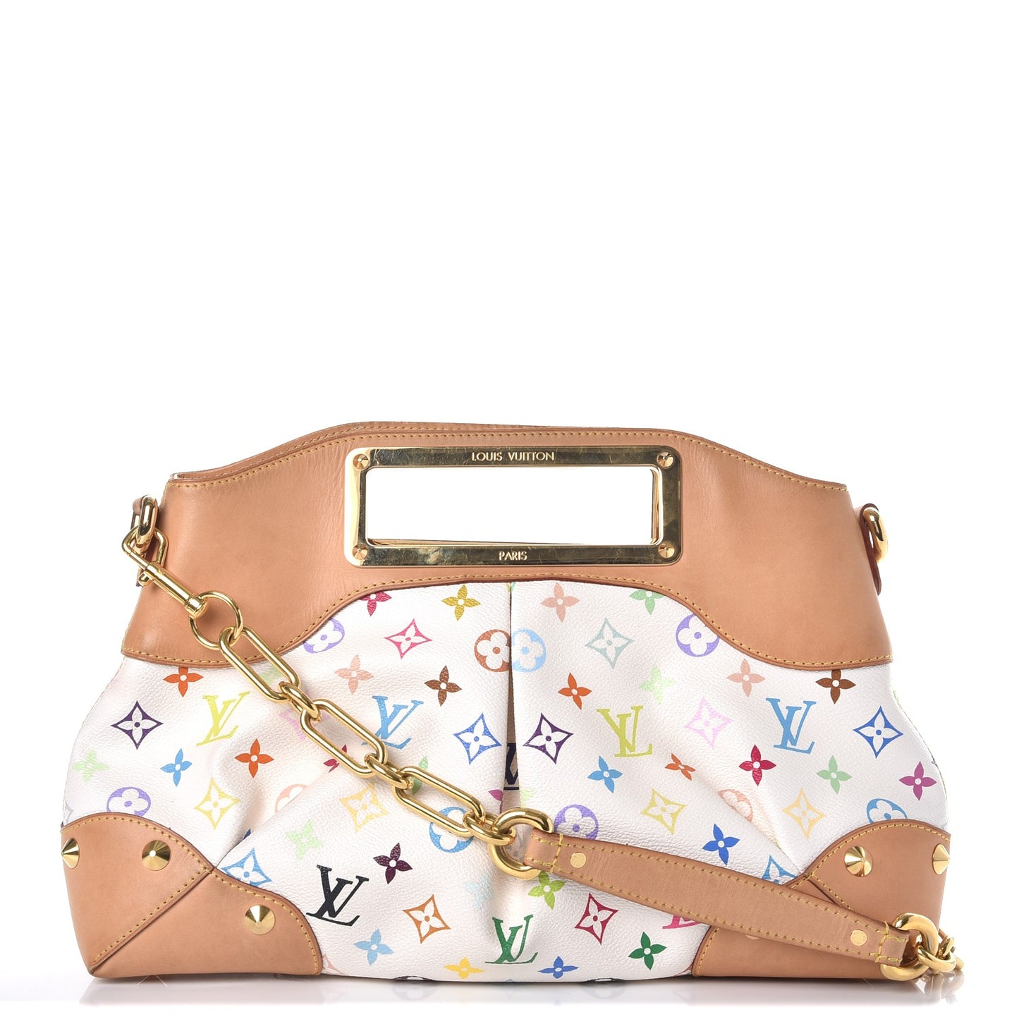 Monogram Multicolor Judy GM White