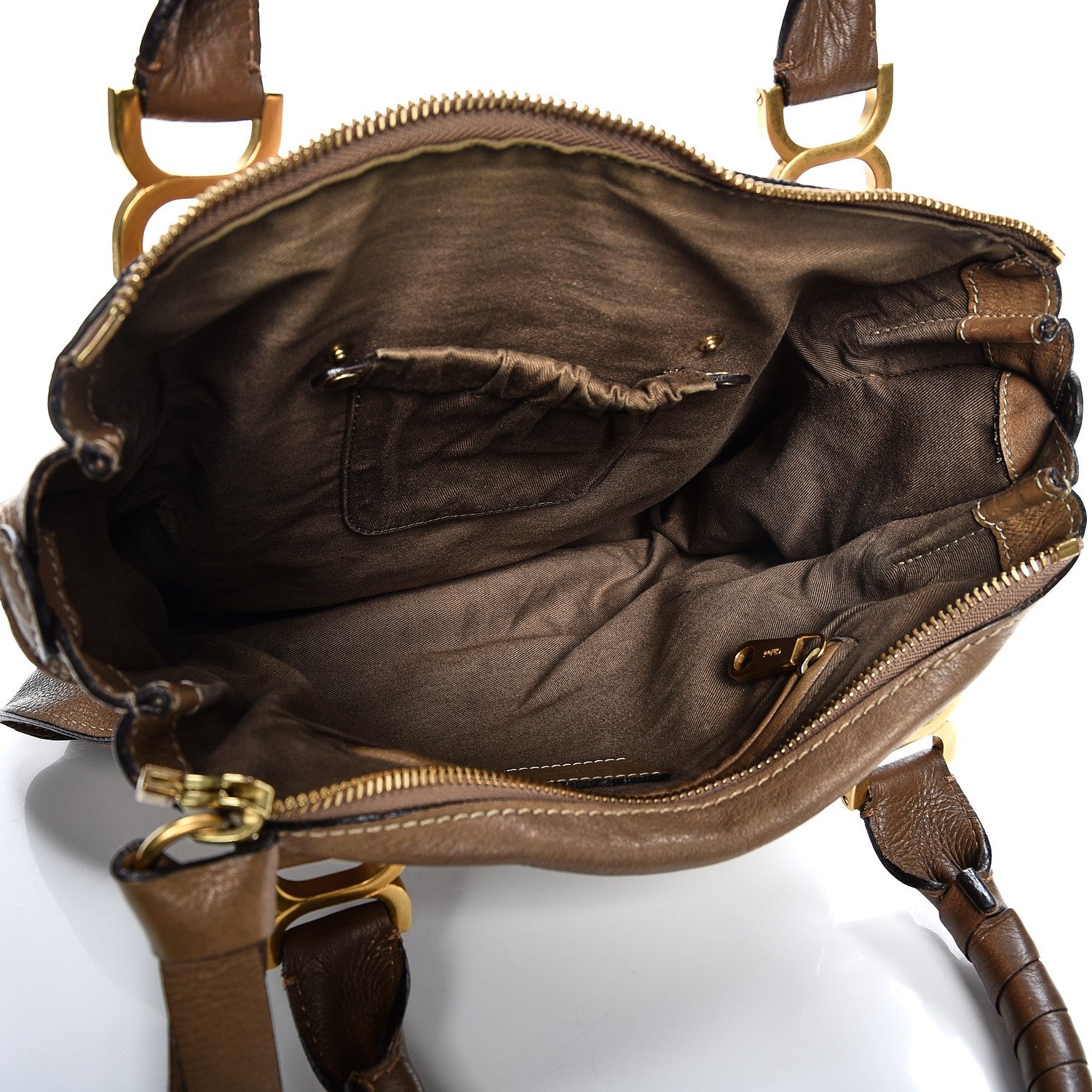 Chloe Calfskin Medium Marcie Satchel Nut 6 of 37