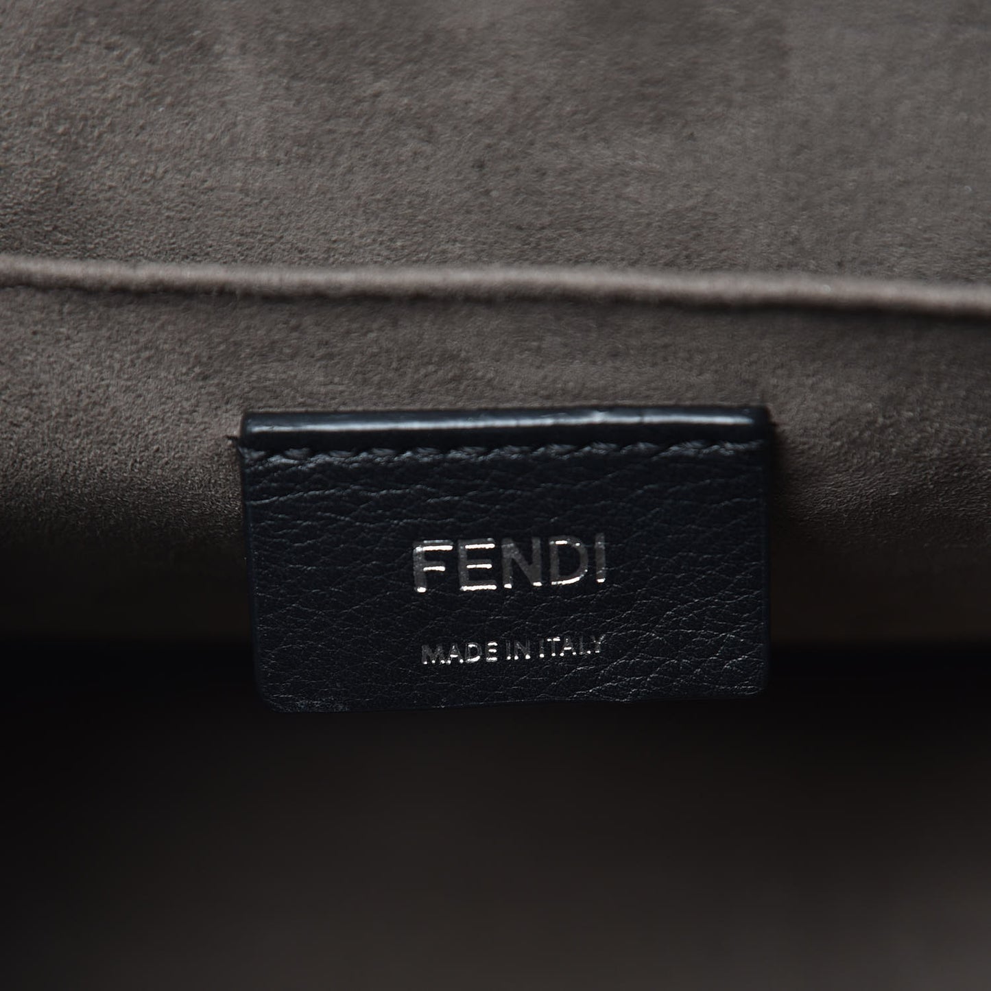Vitello Century Opaco F is Fendi Kan I Shoulder Bag Black