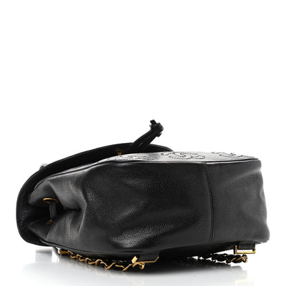 Chanel Caviar CC Backpack Black 4 of 9