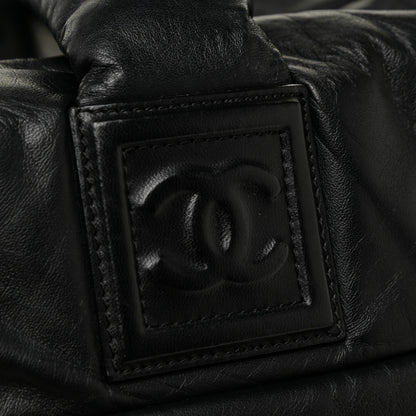 Chanel Lambskin Quilted Medium Coco Cocoon Reversible Tote Black 18 of 19