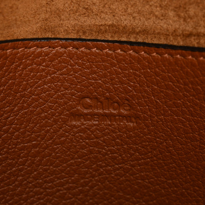 Chloe Shiny Grained Calfskin Small Marcie Clutch Tan 6 of 10