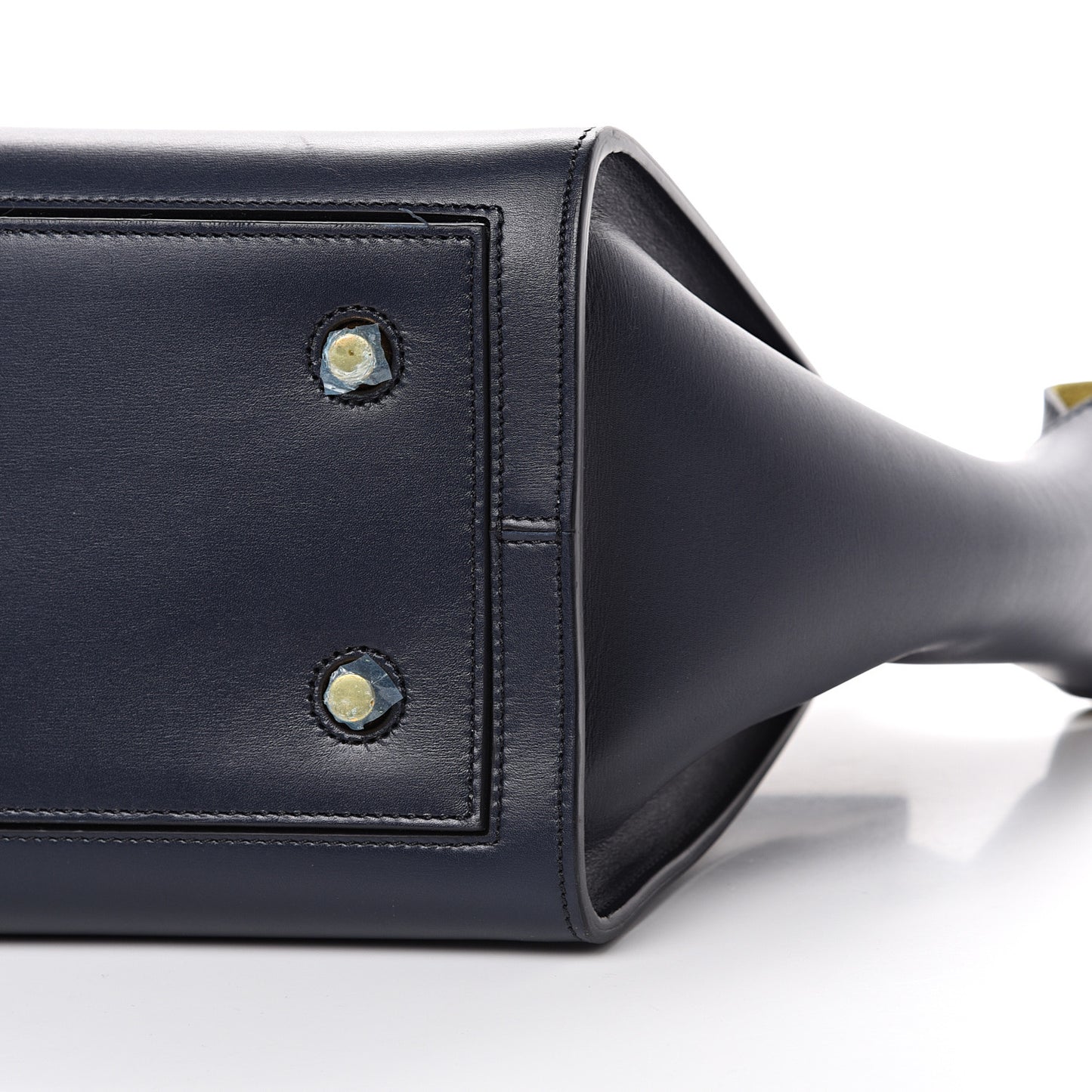 Smooth Calfskin Small Tie Knot Tote Midnight