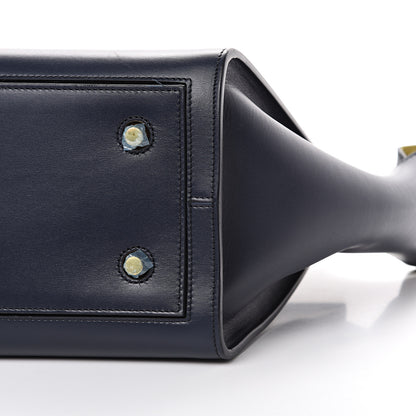 Celine Smooth Calfskin Small Tie Knot Tote Midnight 9 of 13