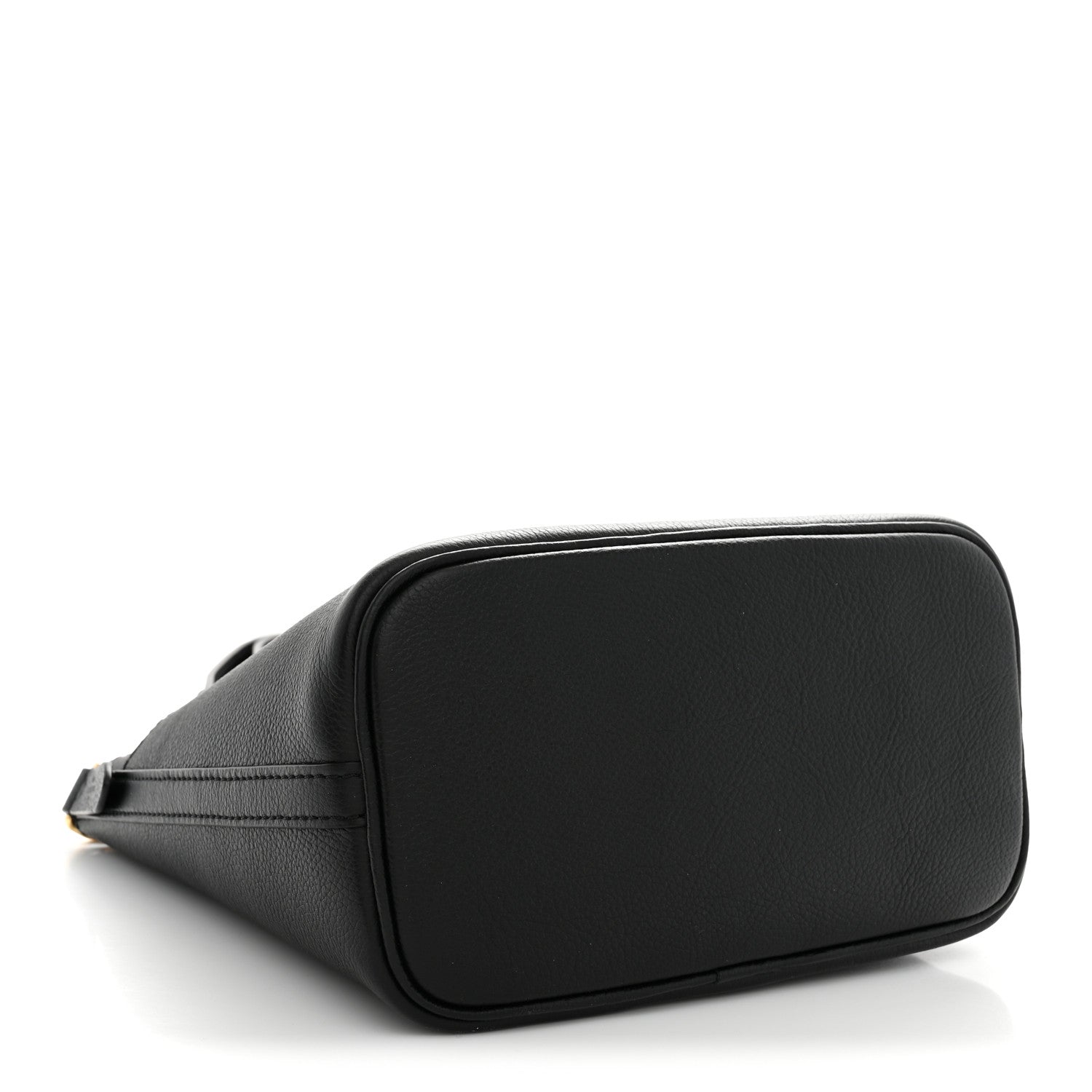 Louis Vuitton Calfskin Lock and Walk Bucket Black 4 of 10