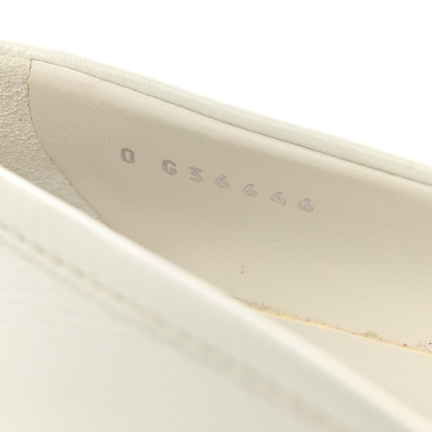 Shiny Lambskin Quilted CC Turnlock Loafers 38 White
