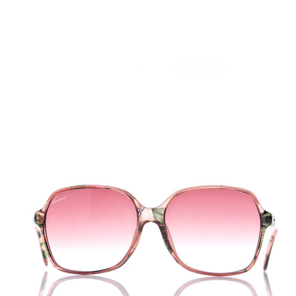 Gucci Round Floral Print Sunglasses GG3636 Pink 2 of 8