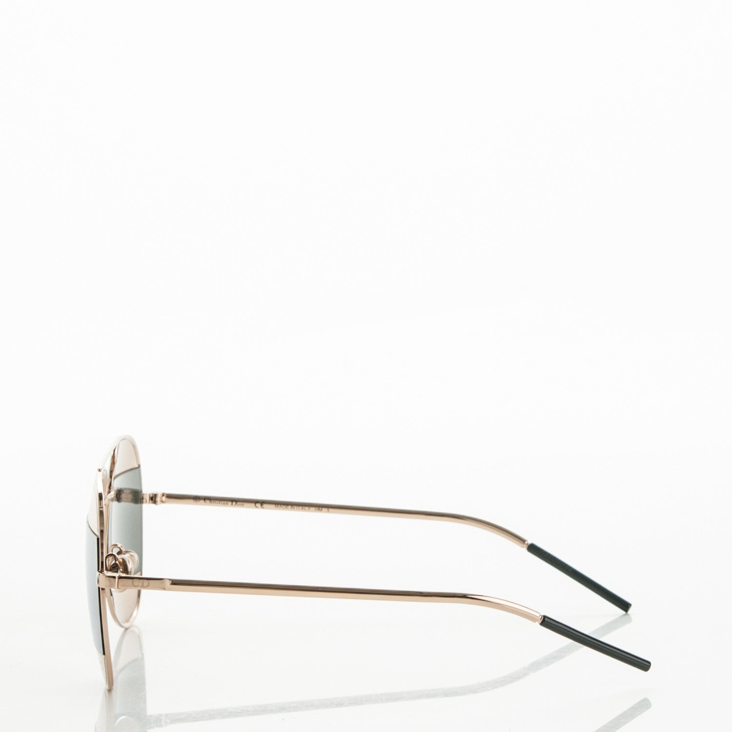 Christian Dior Split 1 Aviator Sunglasses Gold 2 of 5