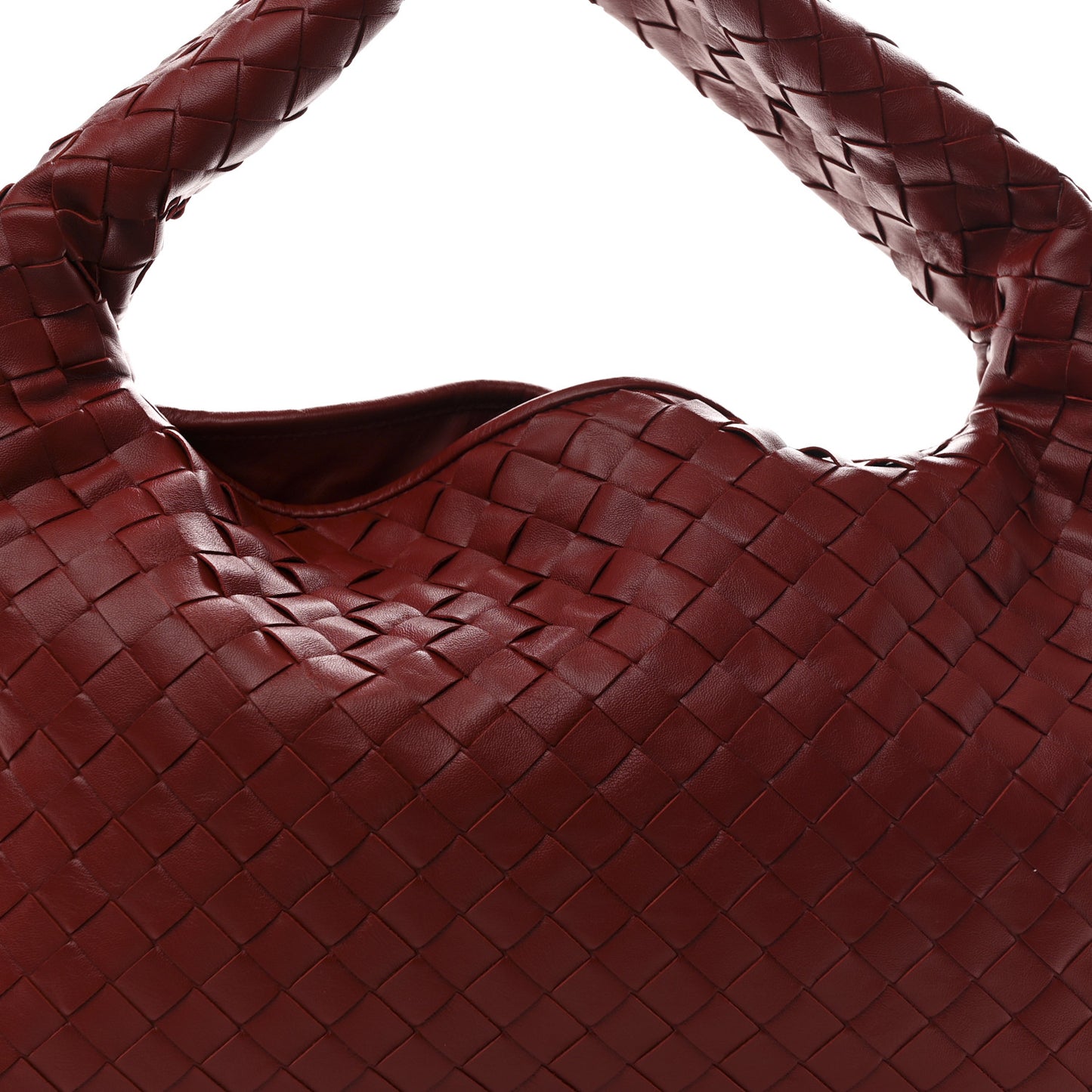 Calfskin Intrecciato Small Hop Rosewood