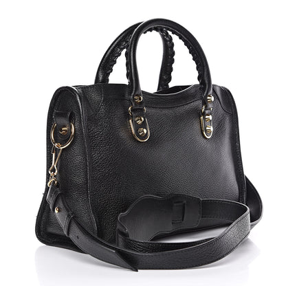 Balenciaga Chevre Gold Metallic Edge Hardware S City Black 3 of 9