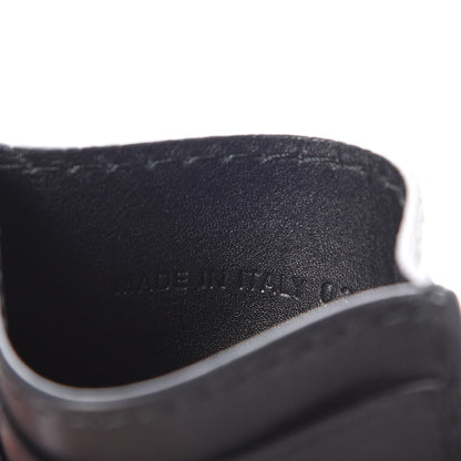 Christian Dior Calfskin D-Fence Card Holder Black 11 of 12
