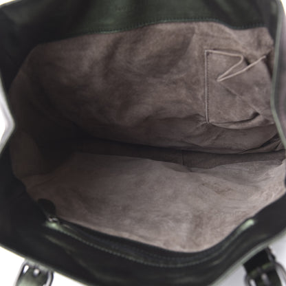 Bottega Veneta Iridescent Scarabee Multi Pocket Tote Green 5 of 9