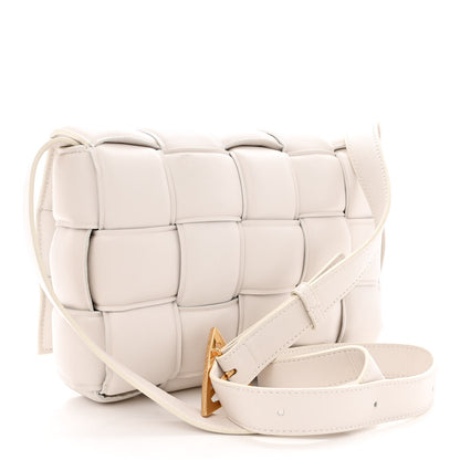 Bottega Veneta Nappa Maxi Intreccio Padded Cassette Crossbody Bag Chalk 3 of 11