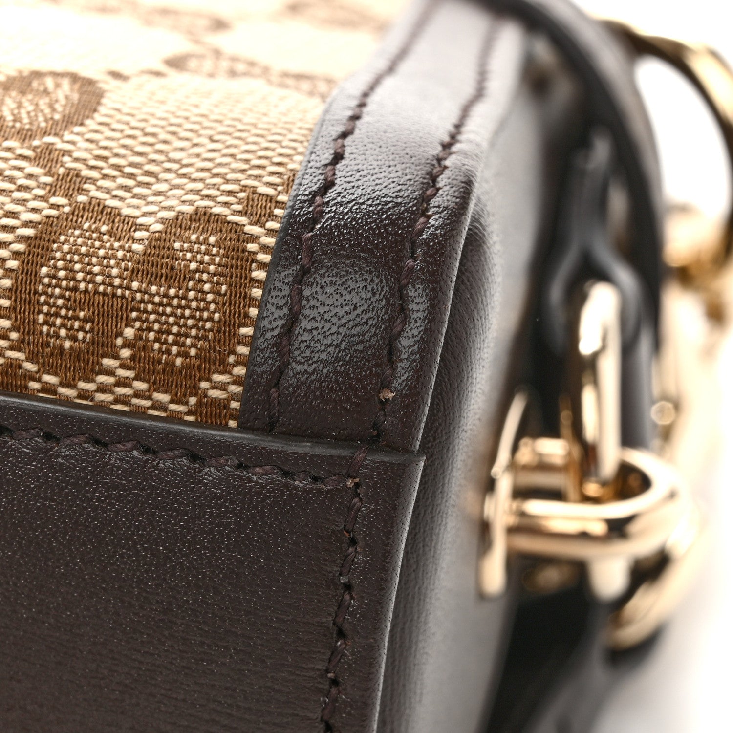 Gucci GG Monogram Small Luce Shoulder Bag Beige Ebony 11 of 11