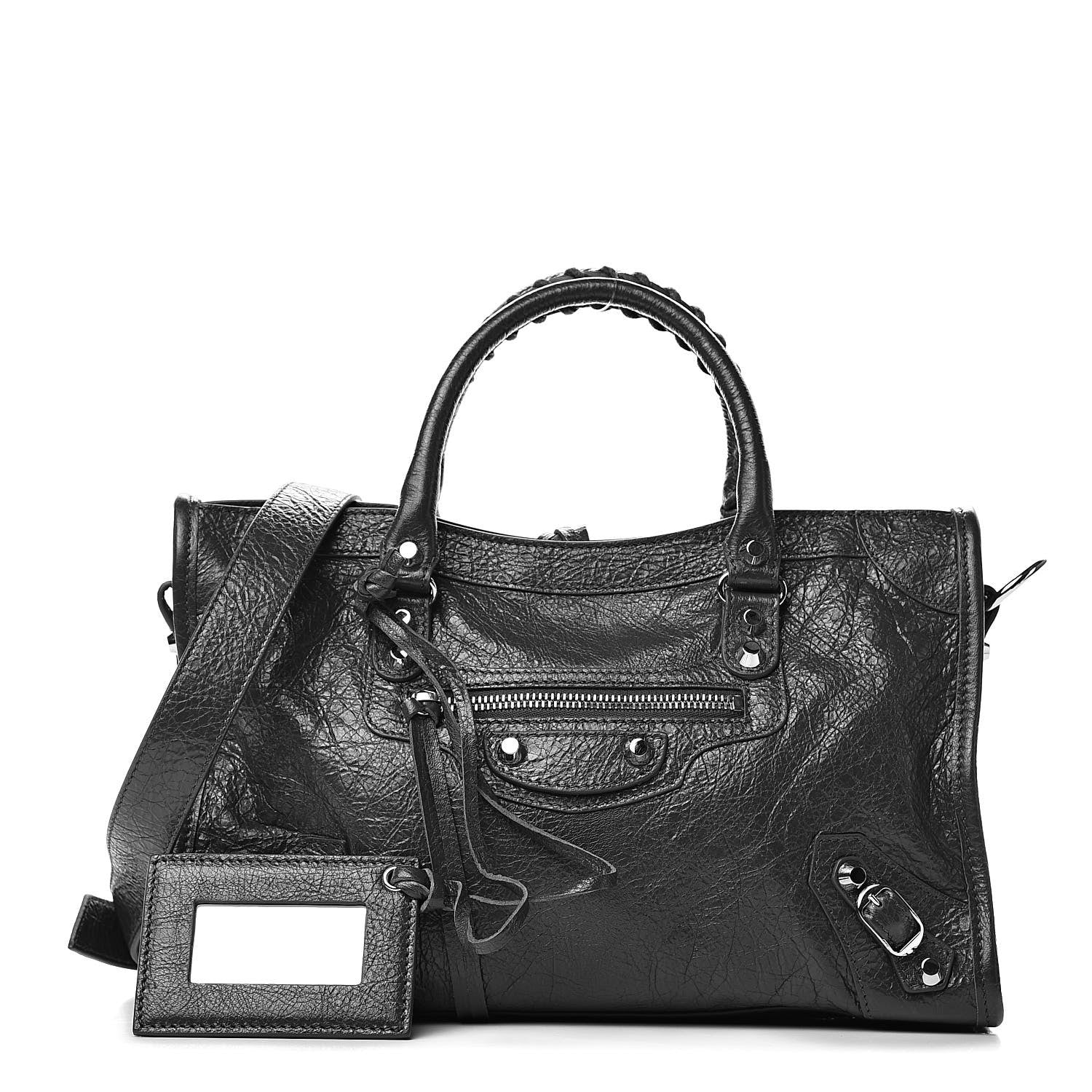 Balenciaga Agneau Classic Silver Hardware S City Gris Fossile 1 of 10
