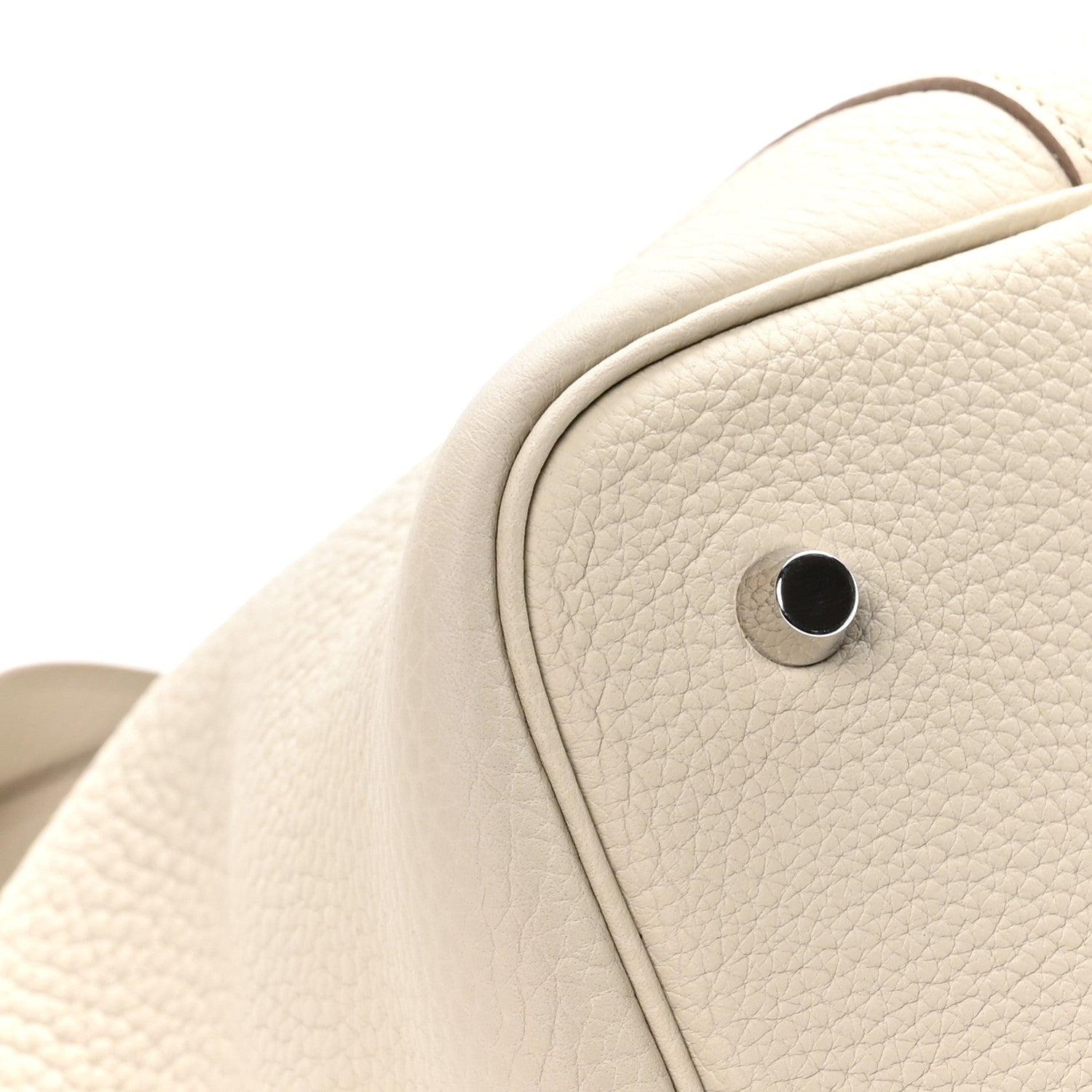 Hermes Taurillon Clemence Picotin Lock 22 MM Beton 11 of 12
