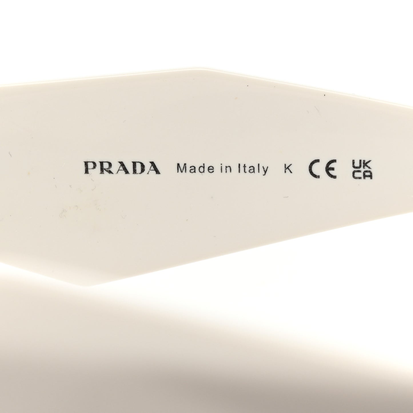 Acetate Symbole Sunglasses SPR 17W White