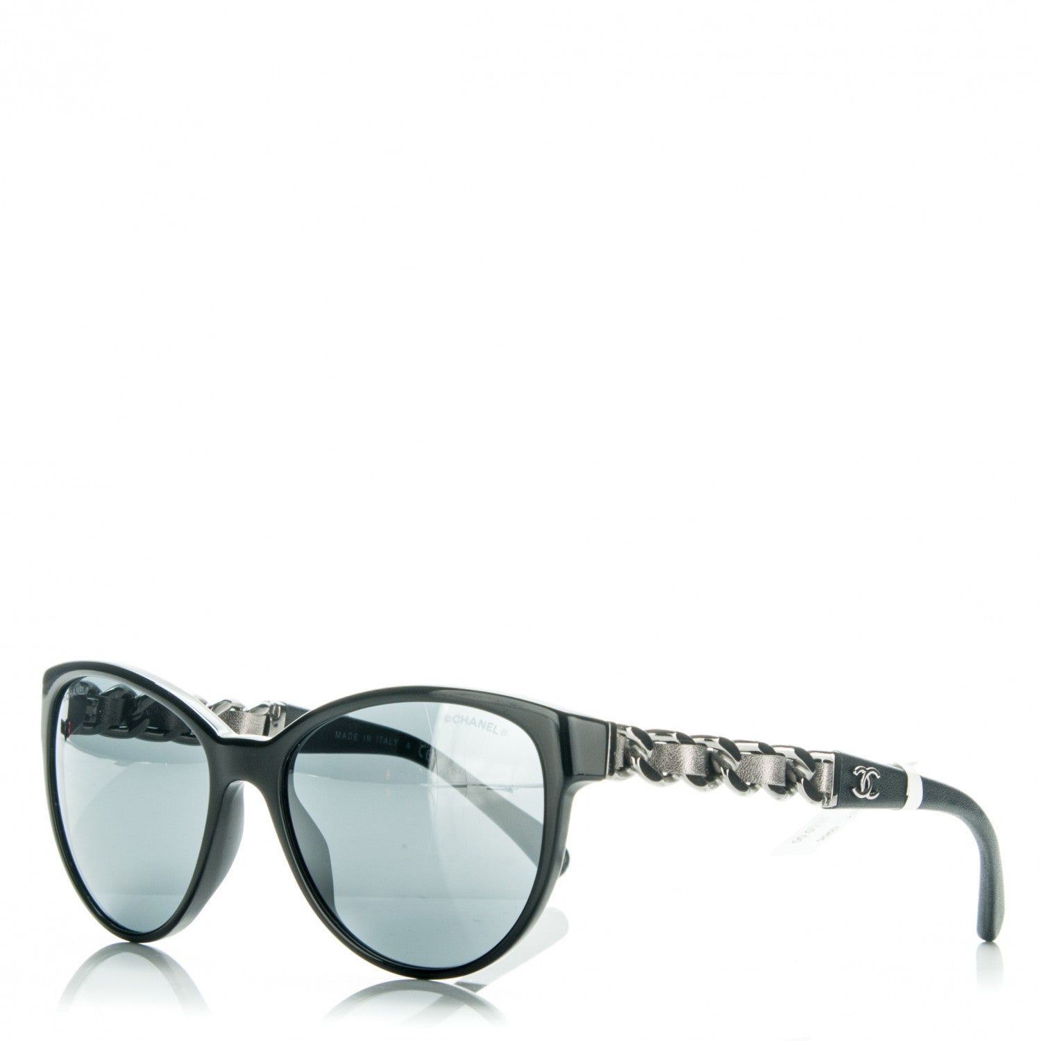 Chanel Butterfly Chain Sunglasses 5215-Q Black 1 of 5
