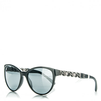 Chanel Butterfly Chain Sunglasses 5215-Q Black 1 of 5