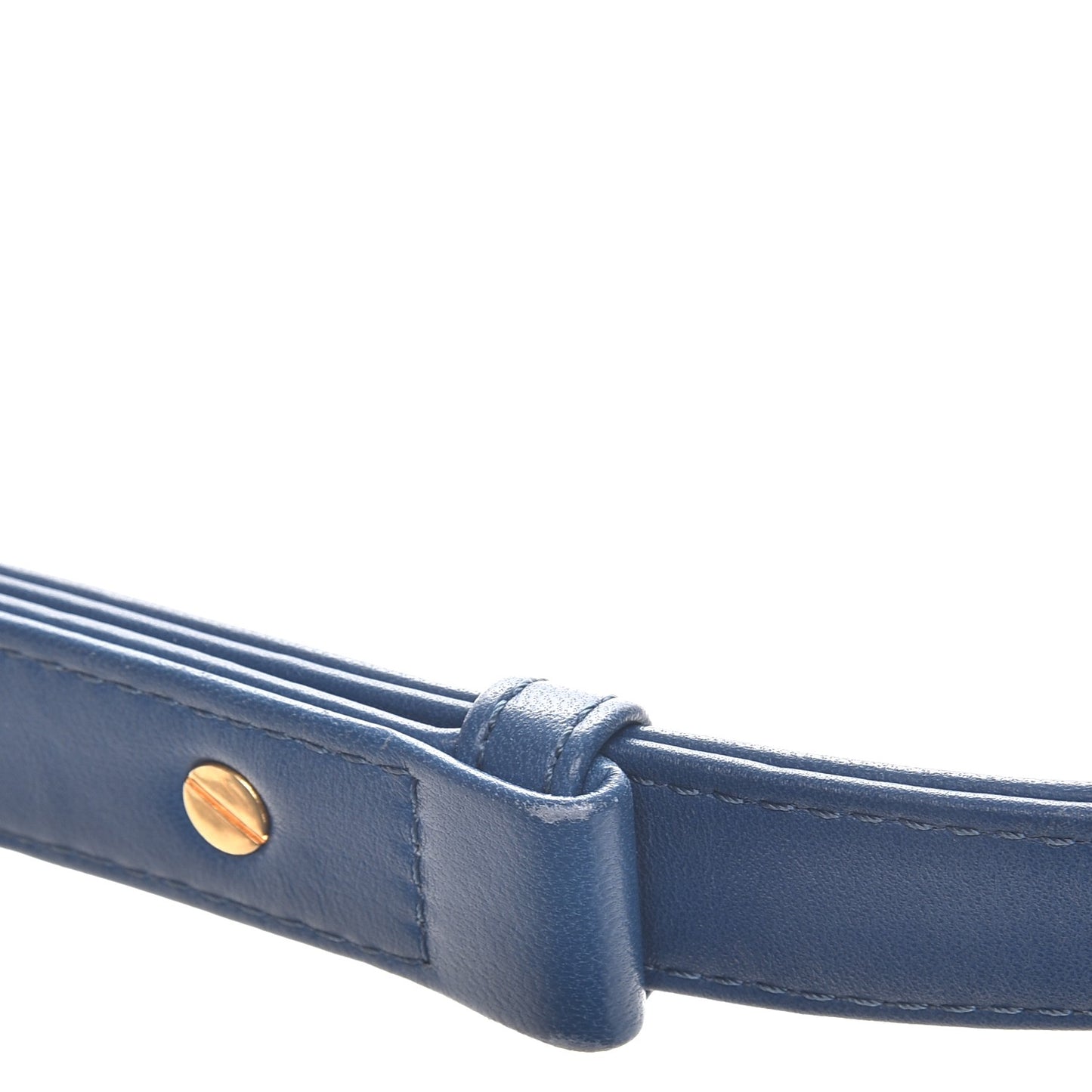 Lambskin Quilted Medium Boy Flap Blue