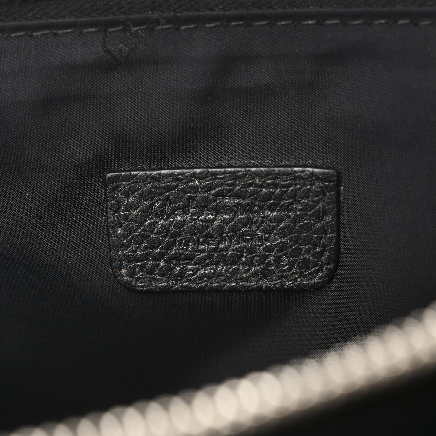 Calfskin Studded Firenze Briefcase Black