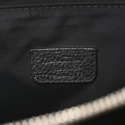 Salvatore Ferragamo Calfskin Studded Firenze Briefcase Black 8 of 18