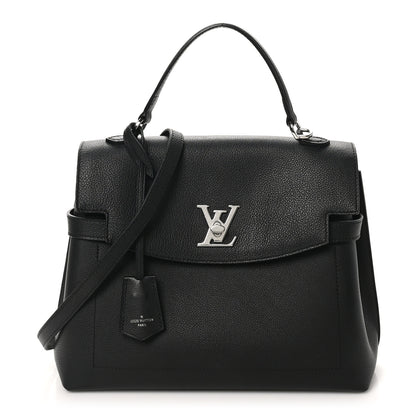 Louis Vuitton Soft Calfskin Lockme Ever MM Black 1 of 10