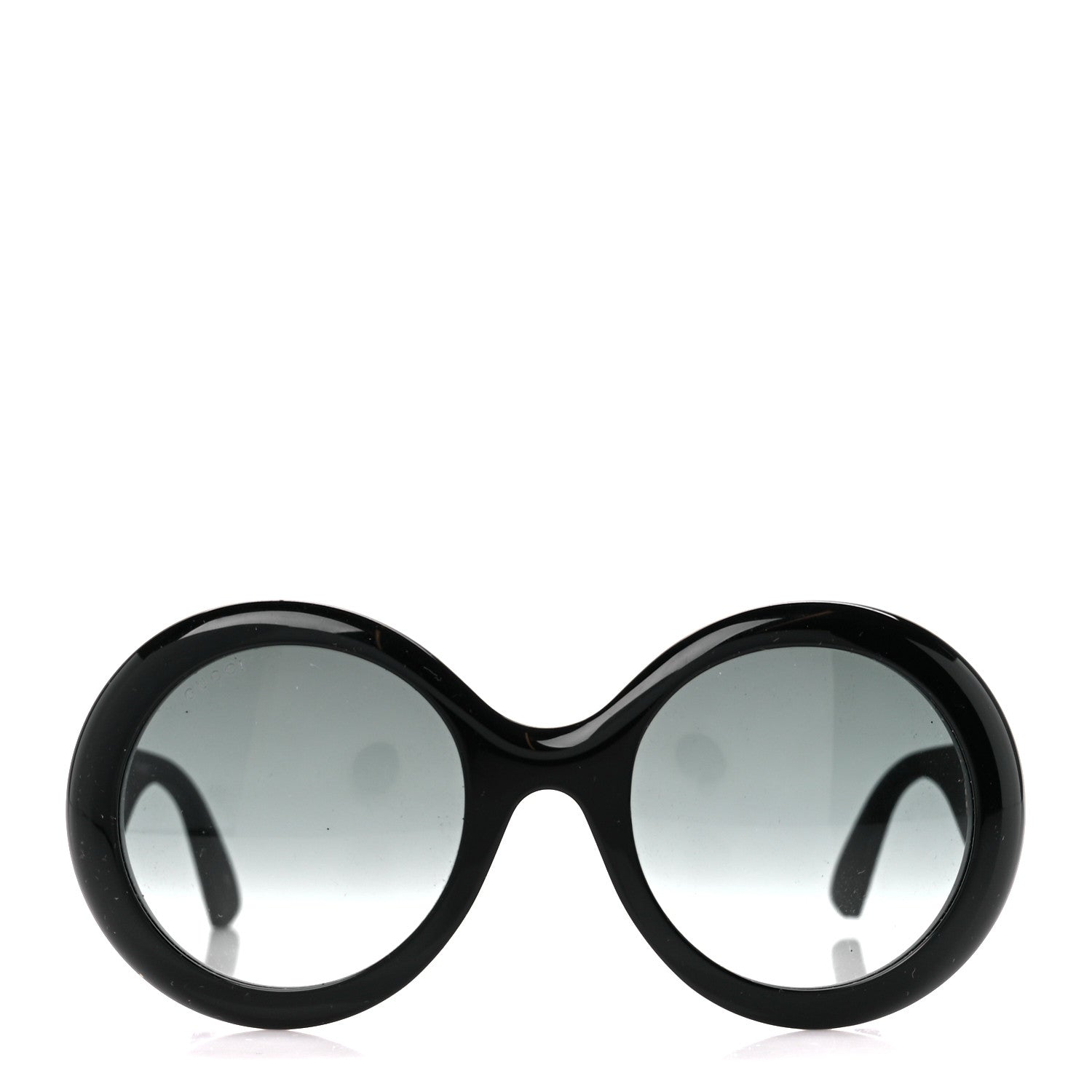 Gucci Acetate Round GG0101S Glitter Sunglasses Black 2 of 8