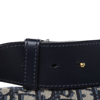 Christian Dior Oblique Flap Bag Navy Blue 11 of 12