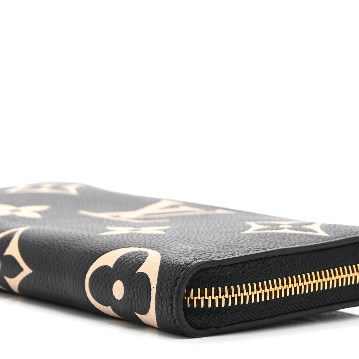 Empreinte Monogram Giant Zippy Wallet Black Beige