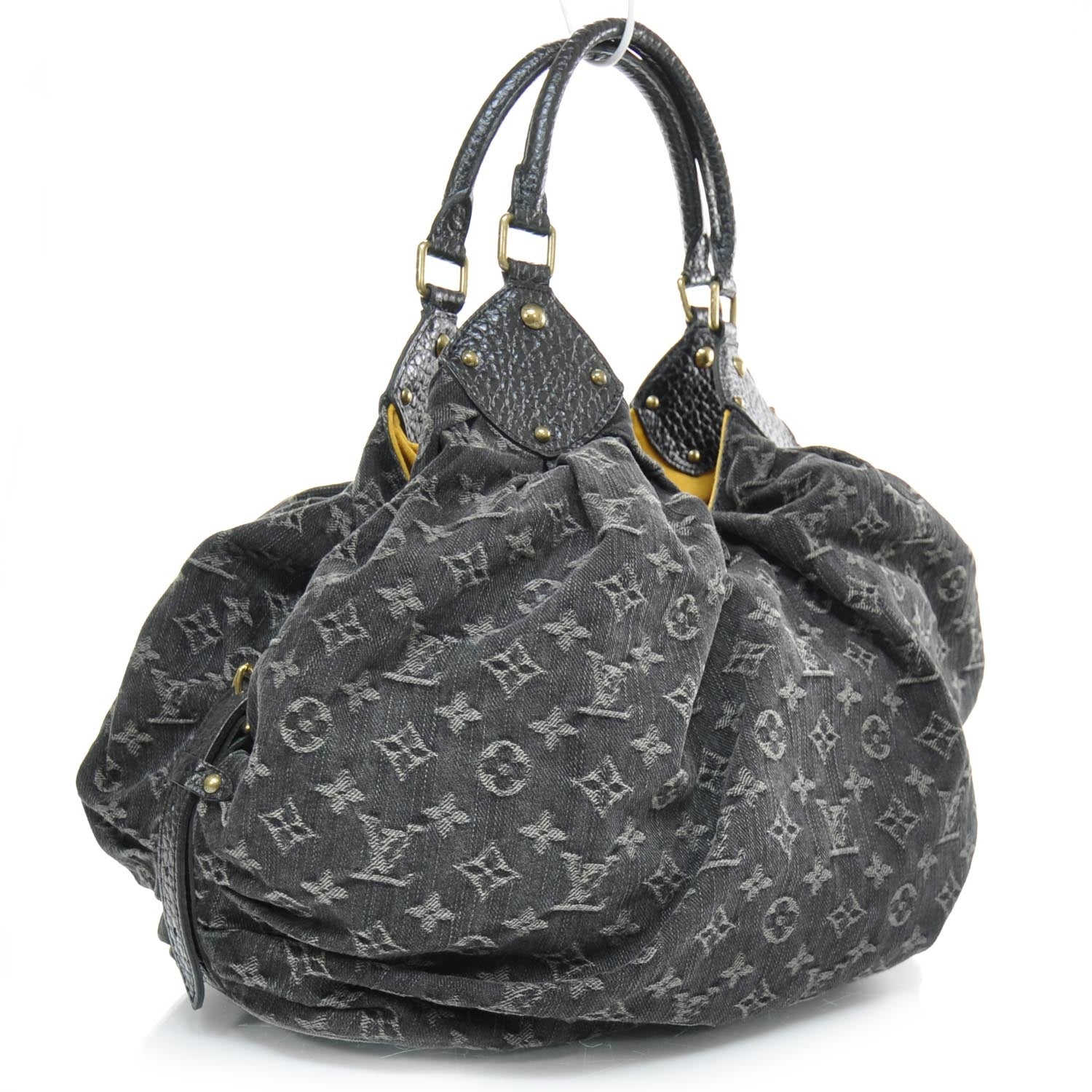 Louis Vuitton Denim Mahina XL Black 2 of 9